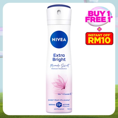 NIVEA Deo Female Extra Bright Miracle Sweet Spray 150ML