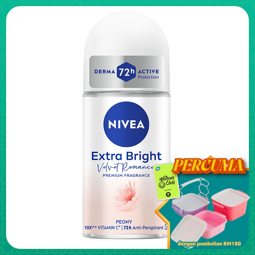 Deodorant Female Extra Bright Velvet Romance Roll On 50ML