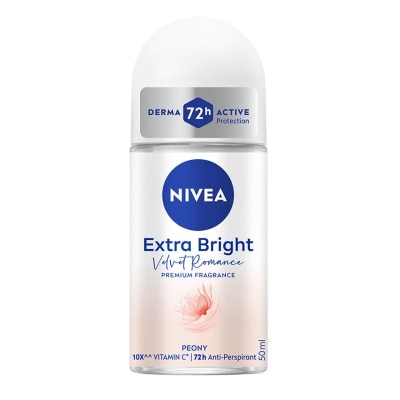 NIVEA - Deodorant Female Extra Bright Velvet Romance Roll On 50ML