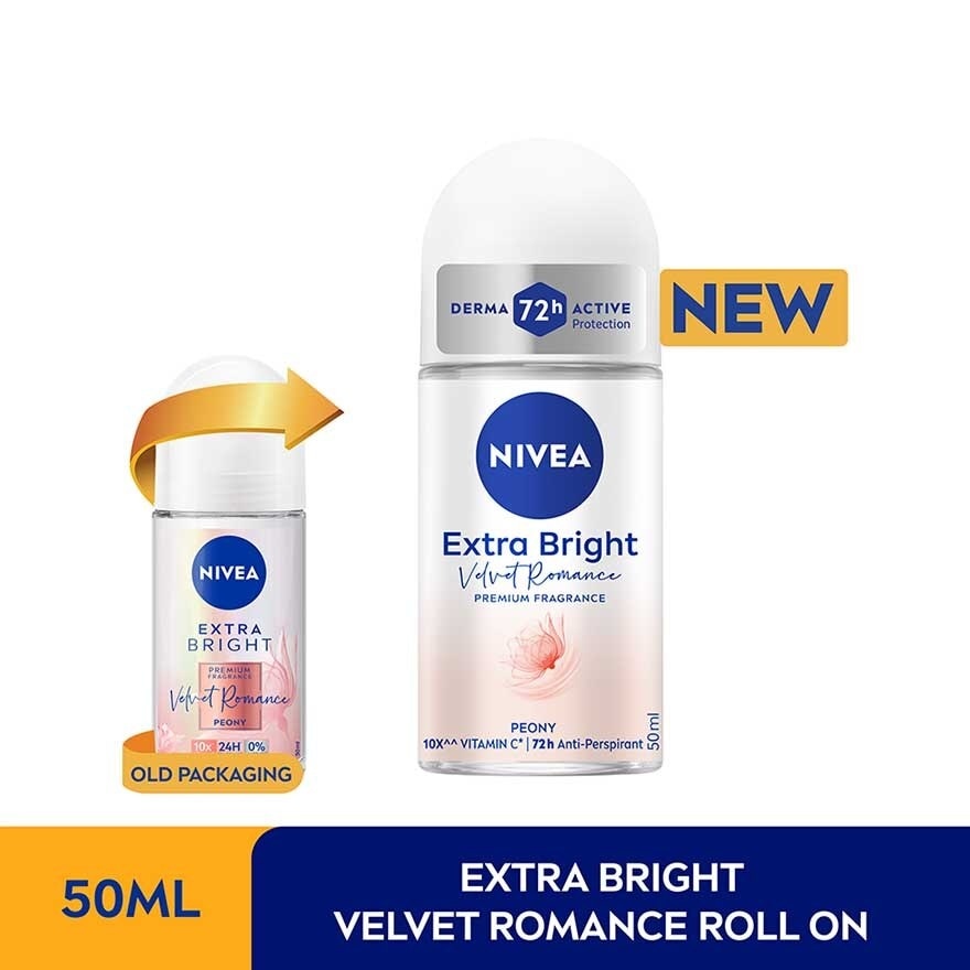 Deodorant Female Extra Bright Velvet Romance Roll On 50ML