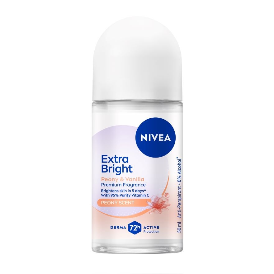 Deodorant Female Extra Bright Peony & Vanilla Roll On 50ML