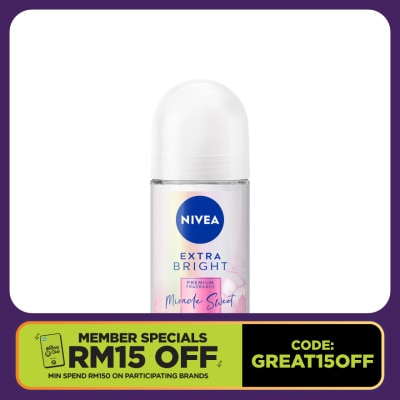 NIVEA Deo Female Extra Bright Miracle Sweet Roll On 50ML