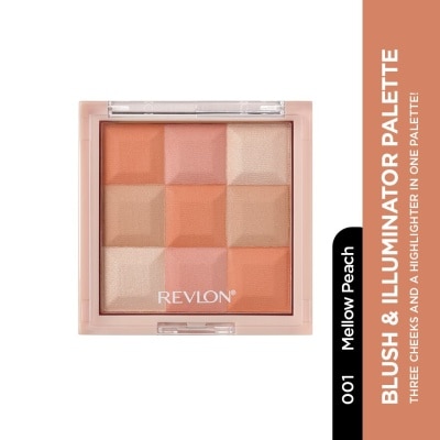 REVLON Blush & Illuminator Palette Mellow Peach