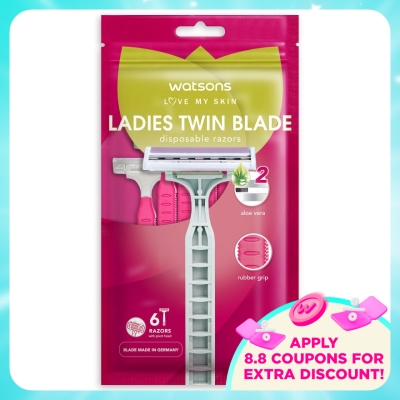 WATSONS - Ladies Twin Blade Disposable Razors 6S