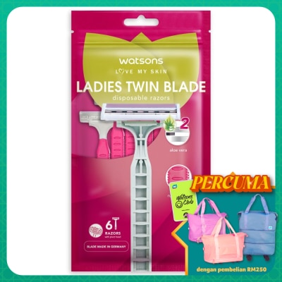 WATSONS Ladies Twin Blade Disposable Razors 6S