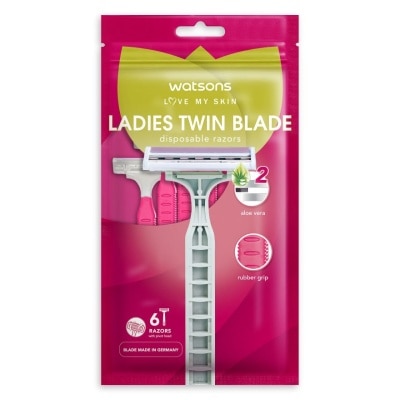 WATSONS Ladies Twin Blade Disposable Razors 6S