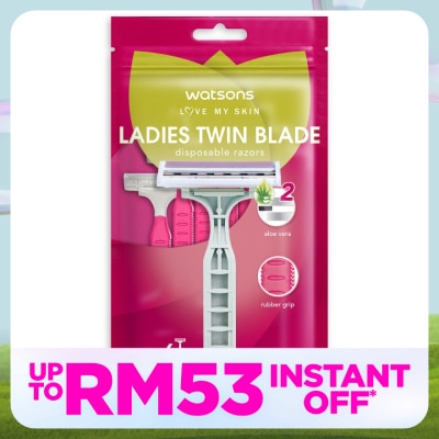 WATSONS Ladies Twin Blade Disposable Razors 6S
