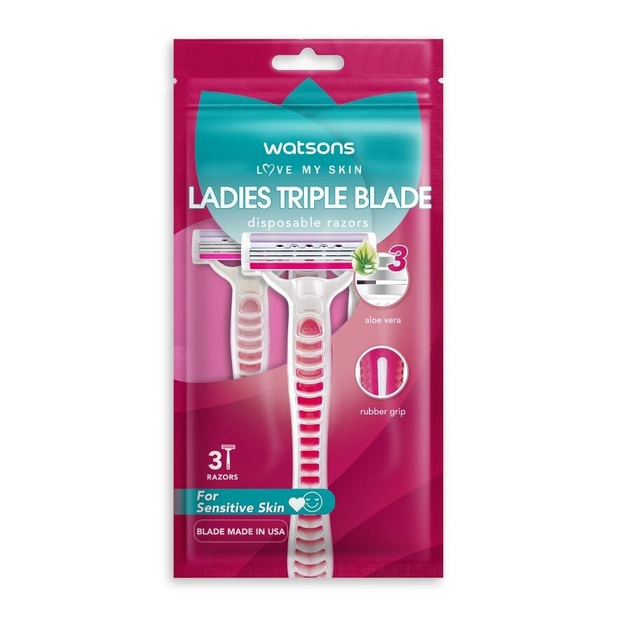 Ladies Triple Blade Disposable Razor 3S