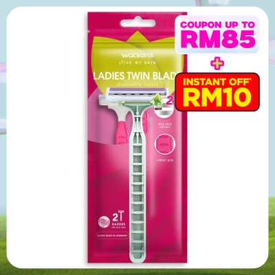 WATSONS Ladies Twin Blade Disposable Razors 2S