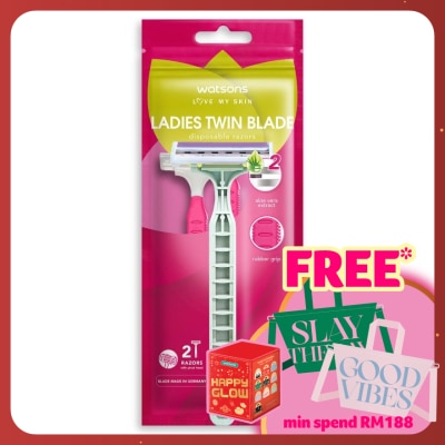 WATSONS Ladies Twin Blade Disposable Razors 2S