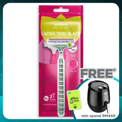 WATSONS Ladies Twin Blade Disposable Razors 2S
