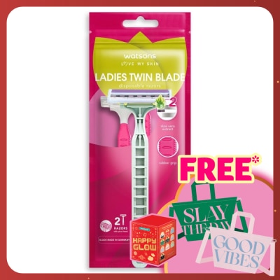 WATSONS Ladies Twin Blade Disposable Razors 2S
