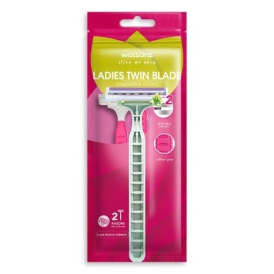 WATSONS Ladies Twin Blade Disposable Razors 2S