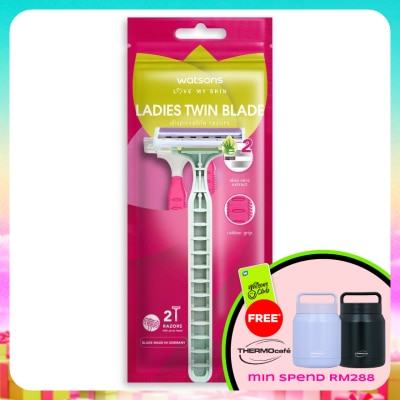 WATSONS - Ladies Twin Blade Disposable Razors 2S