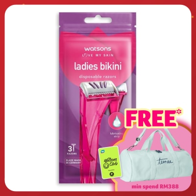 WATSONS Ladies Bikini Disposable Razors 3S