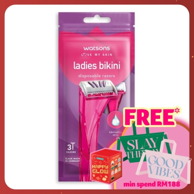 WATSONS Ladies Bikini Disposable Razors 3S