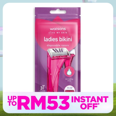 WATSONS Ladies Bikini Disposable Razors 3S