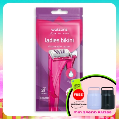 WATSONS - Ladies Bikini Disposable Razors 3S