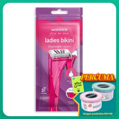 WATSONS Ladies Bikini Disposable Razors 3S