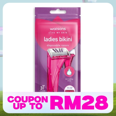 WATSONS Ladies Bikini Disposable Razors 3S