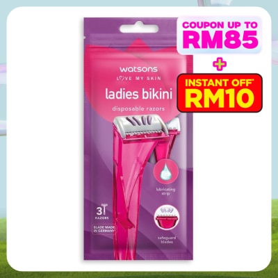WATSONS Ladies Bikini Disposable Razors 3S