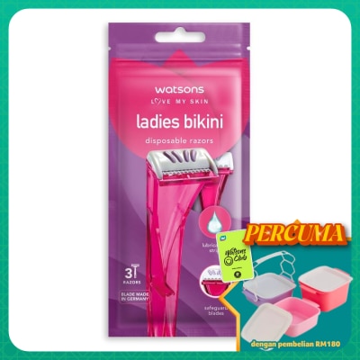 WATSONS - Ladies Bikini Disposable Razors 3S