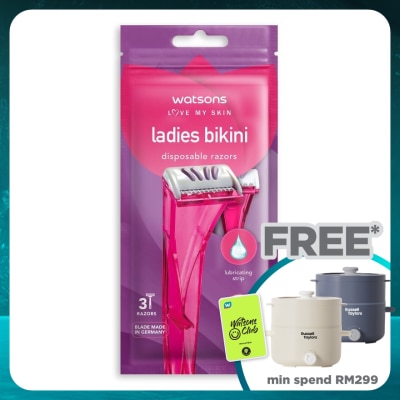 WATSONS Ladies Bikini Disposable Razors 3S
