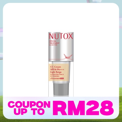 NUTOX Special Treatment CC Cream SPF50 PA+++ Light Beige 30ml (All Skin Types)