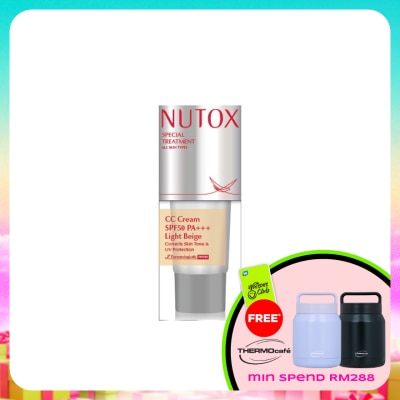 NUTOX - Special Treatment CC Cream SPF50 PA+++ Light Beige 30ml (All Skin Types)