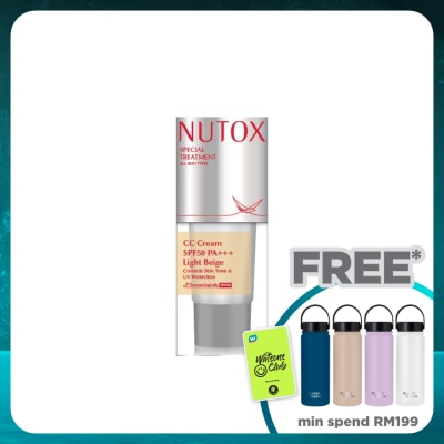 NUTOX Special Treatment CC Cream SPF50 PA+++ Light Beige 30ml (All Skin Types)