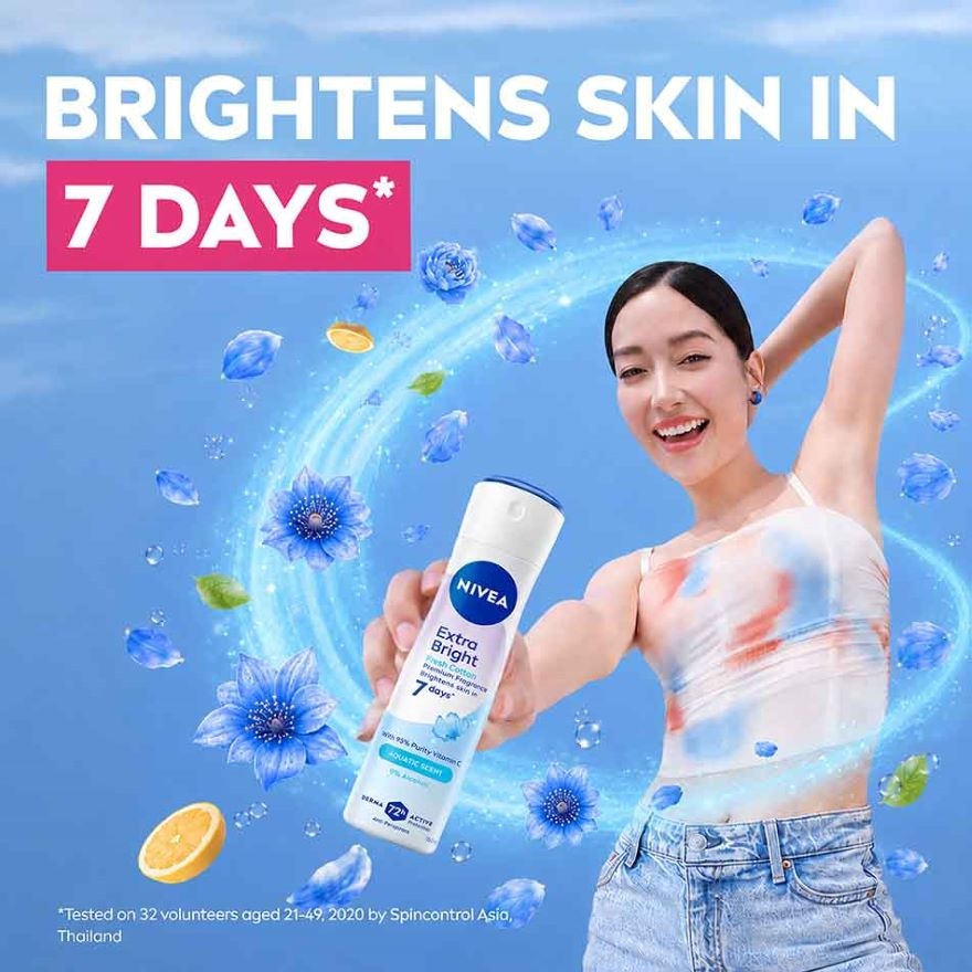 Deo Female Extra Bright Fresh Cotton Spray 150ML image