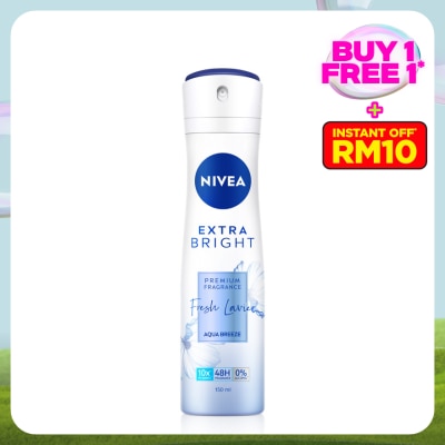 NIVEA Deo Female Extra Bright Fresh Lavier Spray 150ML