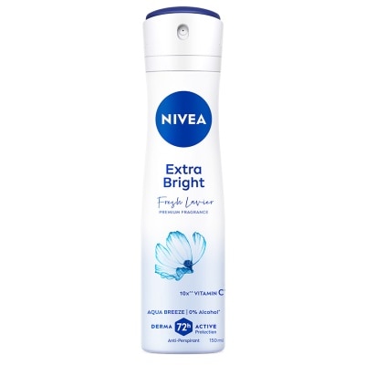 NIVEA - Deo Female Extra Bright Fresh Lavier Spray 150ML