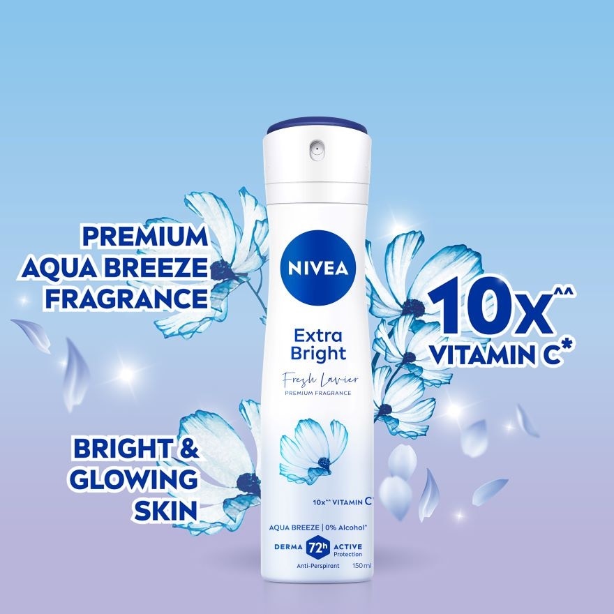Deo Female Extra Bright Fresh Lavier Spray 150ML