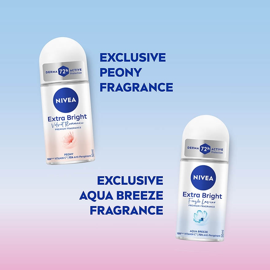 Deo Female Extra Bright Miracle Sweet Roll On 50ml x2