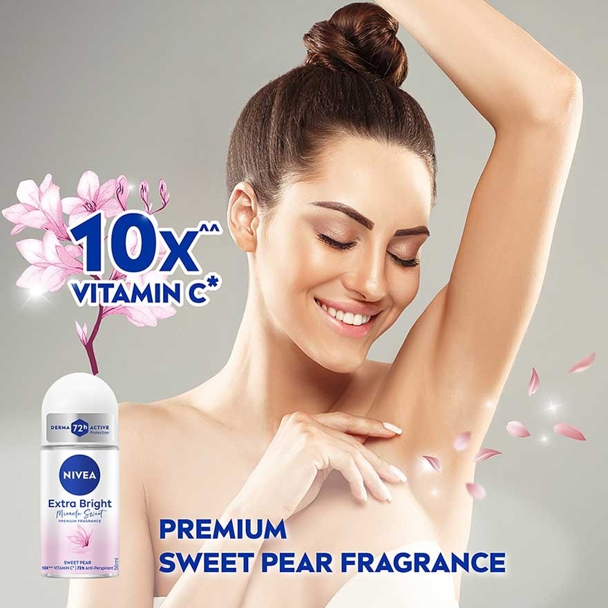 Deo Female Extra Bright Miracle Sweet Roll On 50ml x2