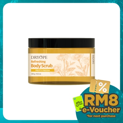 DRYOPE Refreshing Body Scrub Fruity Freesia 230ml