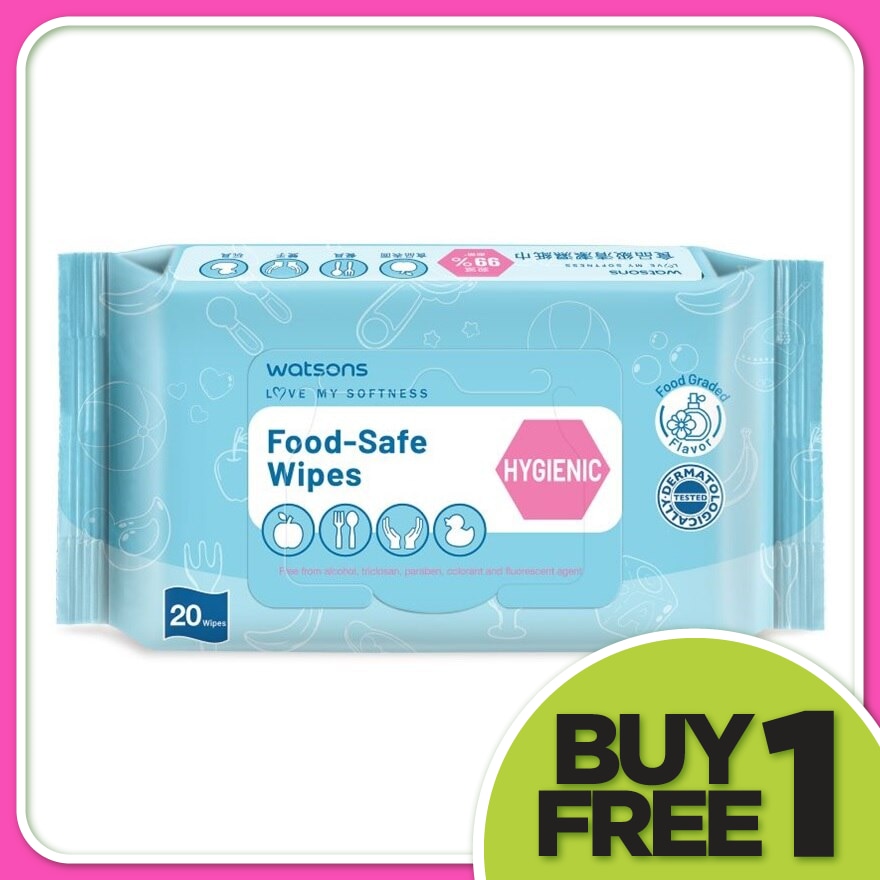 Food Safe Wipes Hygenic 20s