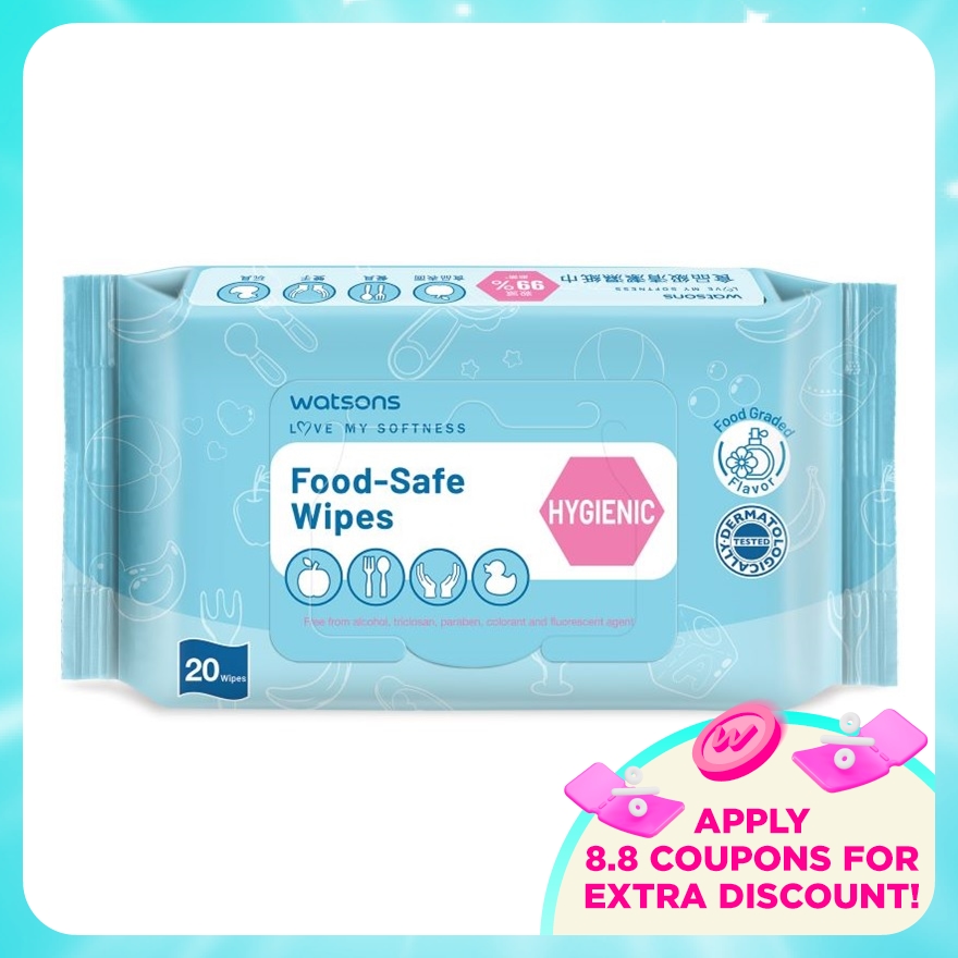 Food Safe Wipes Hygenic 20s