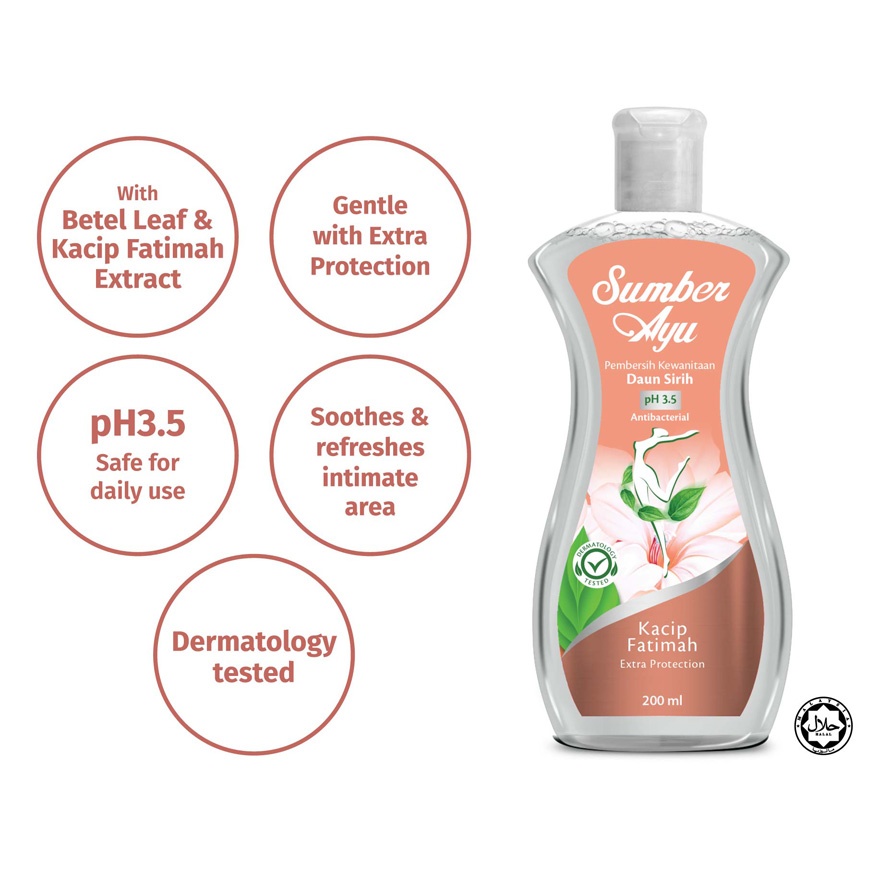 Feminine Wash Kacip Fatimah 200ml image