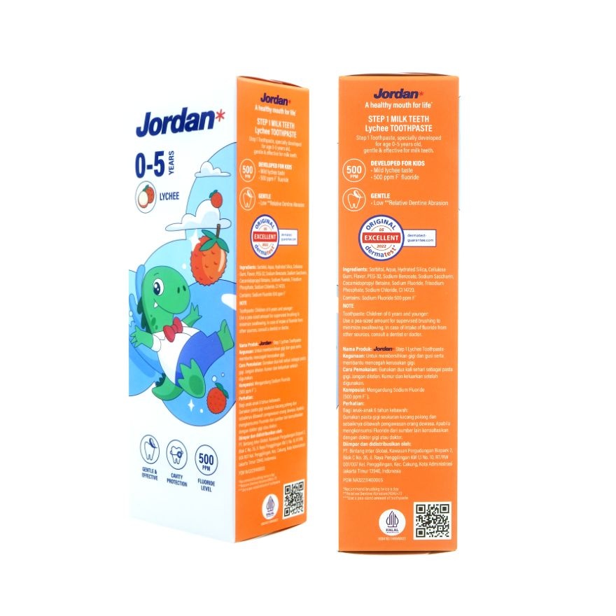 Kids Step 1 0 5 Years Toothpaste Lychee 75g image