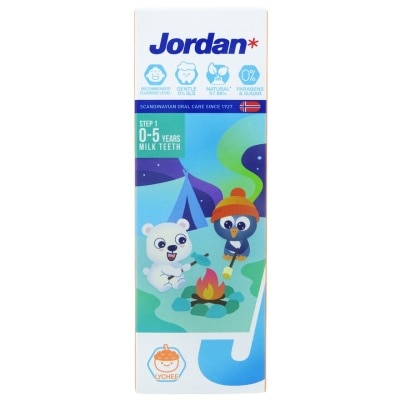 JORDAN Kids Step 1 0-5 Years Toothpaste Lychee 75g