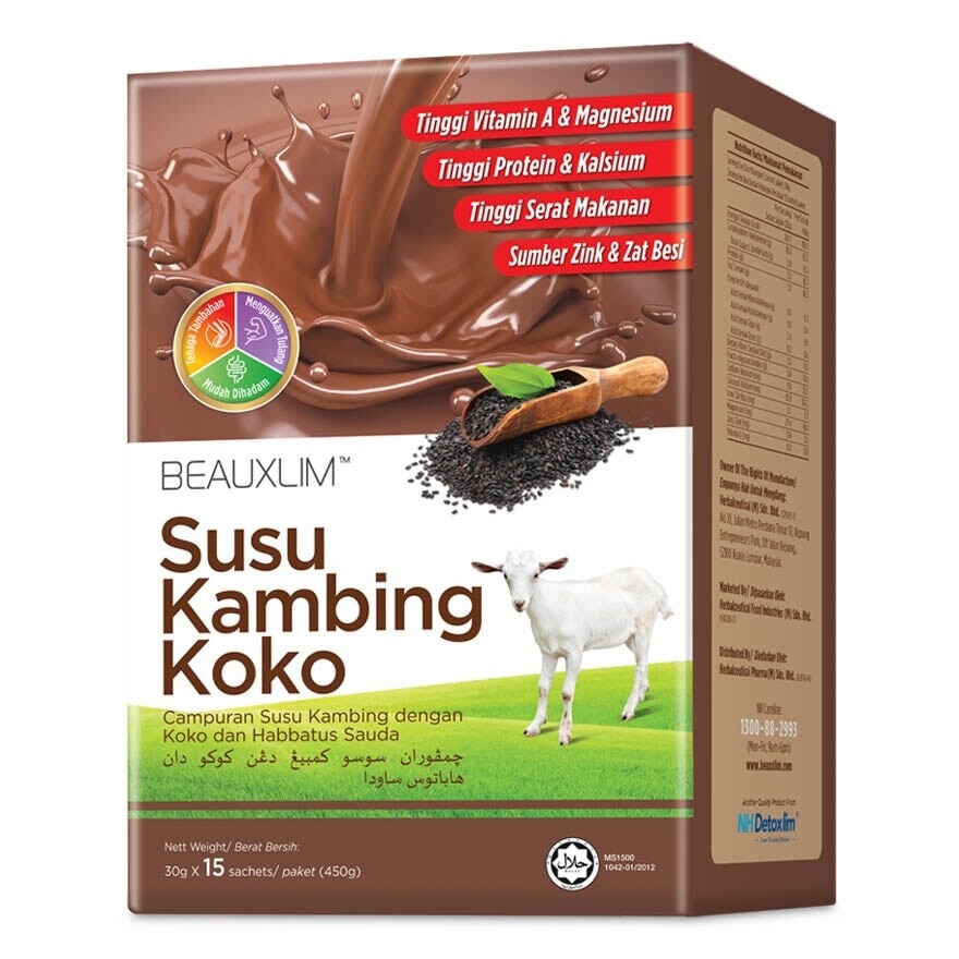 Susu Kambing Koko + Habbatus Sauda 30gx15s