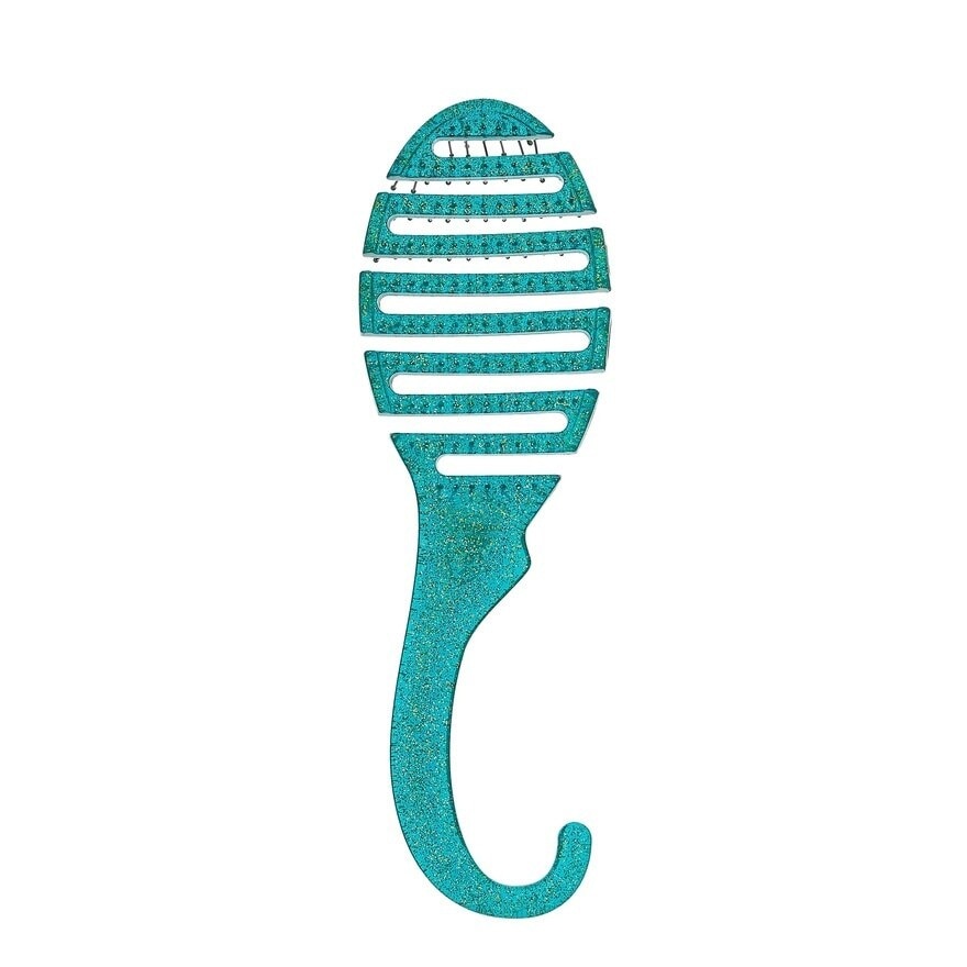 Shower Detangler Green Glitter Brush 1s