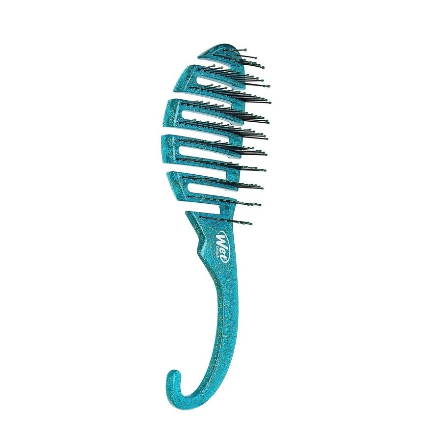Shower Detangler Green Glitter Brush 1s