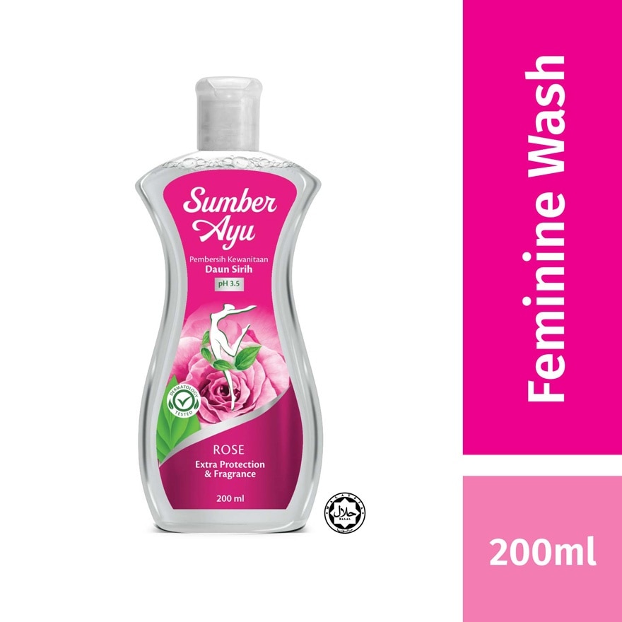 Feminine Hygiene Wash Rose 200ml