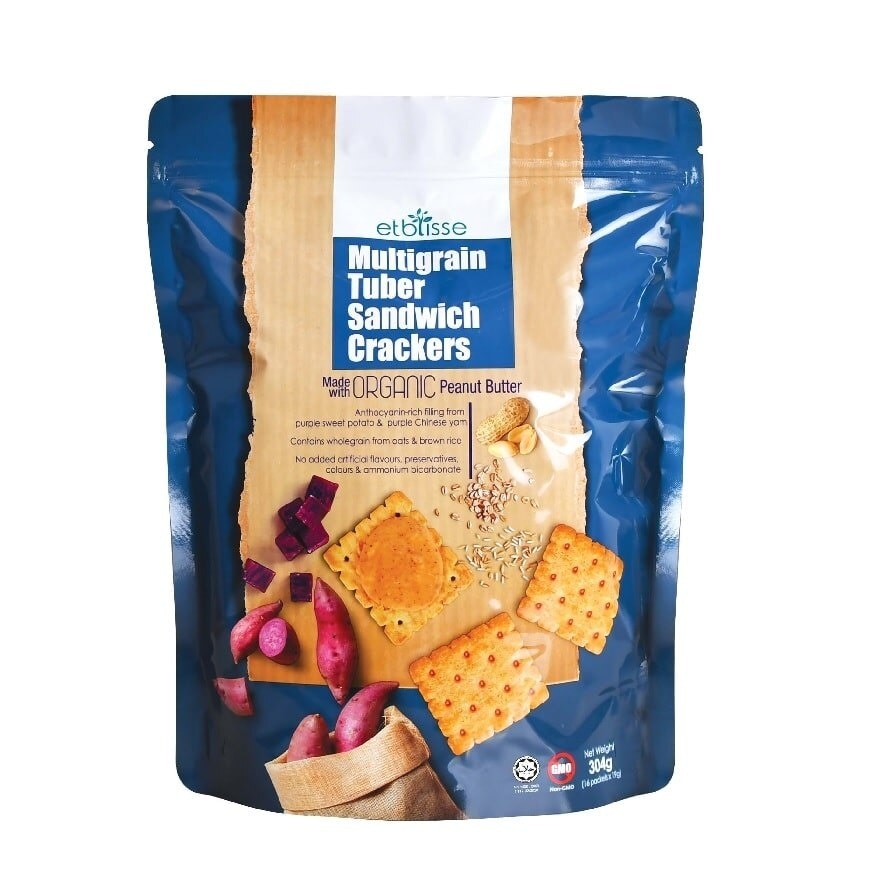 Multigrain Tuber Sandwich Crackers 19G X 16S