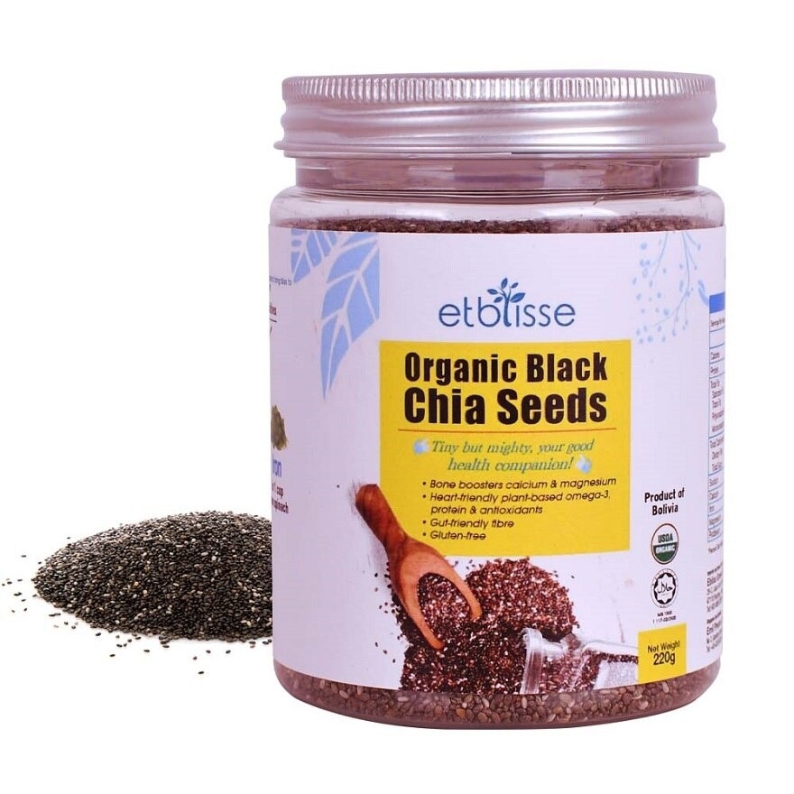 Org Black Chia Seeds 220G