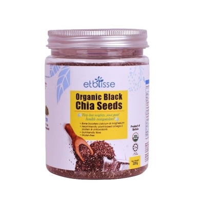 ETBLISS Org Black Chia Seeds 220G