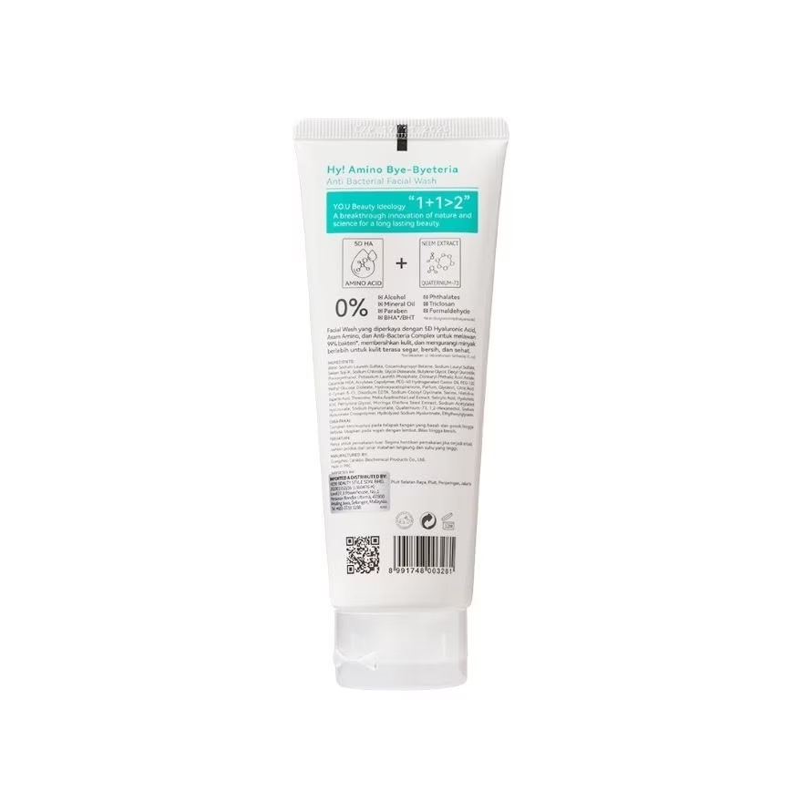 Hy! Amino Bye-Byeteria Anti-Bac Facial Wash 100g